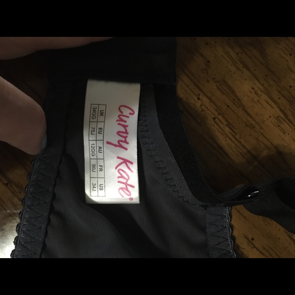 Curvy Kate Victory Pin-up slate and black 34G/GG - Picture 6 of 7